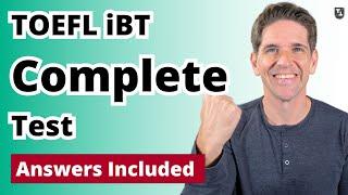 TOEFL iBT Complete Test with Answers #11