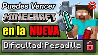 ¿Puedes Vencer Minecraft en Dificultad Pesadilla? NO lo intentes