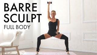 30 MIN Full Body Definition  Barre Sculpt At-Home Workout