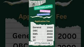 West Bengal NEET-2024 Counselling Detail Application Fee Seat Matrix Security Fee And More