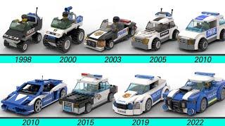 Evolution of LEGO Police Toy Car 1998  2022