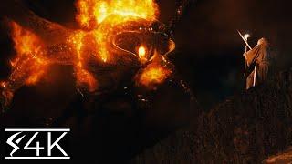 Gandalf VS The Balrog 4K EXTENDED  A Demon Of The Ancient World