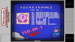 PocketGames 150-in-1 Multicart NESFamicom All Games List + Thumbnail