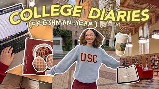 PRODUCTIVE COLLEGE DAYS IN MY LIFE  USC freshman year studying chores + routine