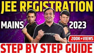 JEE Main Form Fill up 2023  JEE Main 2023 Application Form  JEE Main 2023 Registration