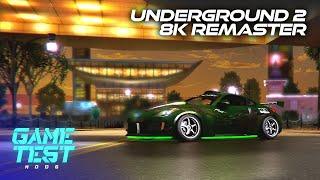 NFS UNDERGROUND 2 - 8K REMASTER 2024  Early Comparison with RTGI Preset 4K