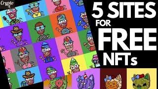 5 Websites That Give You FREE NFTs  Sell FREE NFTs & Make Money $3500NFT  Make Money With NFTs