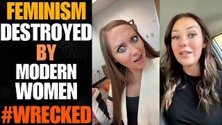 Delusional Feminists Making A Fool of FEMINISM For 40 Minutes  IS SHE REGRETTING?  MGTOW