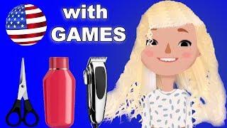 TOCA Hair Saloon 3 BOCA Game  FUN ENGLISH FOR KIDS