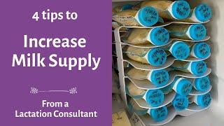 Increasing breastmilk supply  Tips for increasing breastmilk supply  How to pump more milk