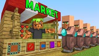 Minecraft ama MARKET AÇIYORUM