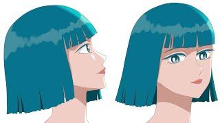 Anime Girl  Frame By Frame Character Animation  Animation Process