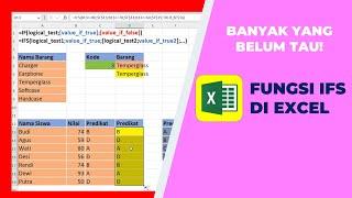 Fungsi IFS di Excel