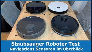 Navigation Techniken & Sensoren von Roboter Staubsauger im Test und Überblick