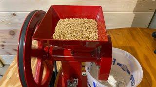 Grinding Wheat Berries into Flour  GrainMaker #99 Food Mill