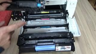HP Color LaserJet Pro M254dw  M254nw Install  replacing cartridge