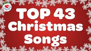 Top 43 Popular Christmas Songs and Carols Playlist  Merry Christmas 2+ Hours