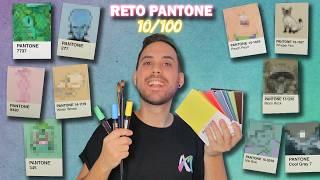 PINTÉ 100 CARTAS DE COLORES  PANTONE CHALLENGE  ArteMaster