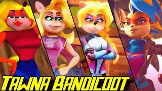 Evolution of Tawna in Crash Bandicoot Games 1996-2020