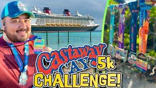 I FINISHED THE runDISNEY CASTAWAY CAY CHALLENGE Disney Wish Cruise Vlog 4 Disney Cruise Vlog 2023