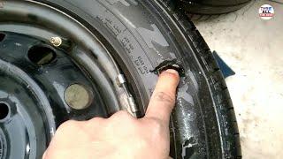 साइड कट पंचर कैसे रिपेयर करेंtubeless tyre side cut puncture repair