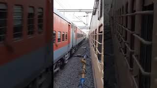 passing a train  nice entry   #status #indianrailway