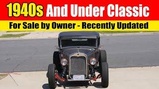 1940s And Under Classic Car for Sale on Craigslist  Sale By Owner - Must See