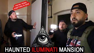 HAUNTED ILLUMINATI MANSION IN THE FOREST WITH SECRET ROOM INSIDE