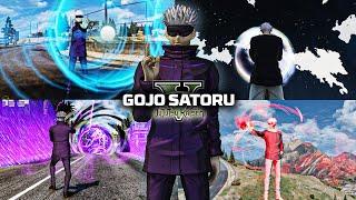 GTA 5 - Gojo Satoru Mod Full Release All Cursed Techniques Showcase Jujutsu Kaisen
