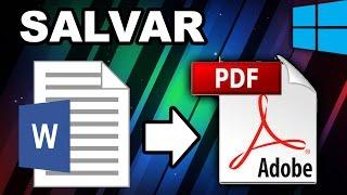 Salvar arquivo do Word para PDF