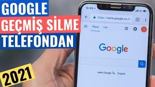 GOOGLE GEÇMİŞ SİLME TELEFONDAN