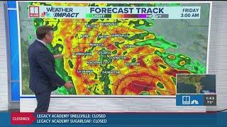 Tracking Hurricane Helene  Full forecast track