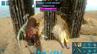 Ark Mobile How To Tame A Griffin Without Kibble  How To Gain A Griffin Respect  Alpha Raptor