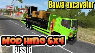 Mod Fuso Hino Bawa Excavator  BUSSID MOD