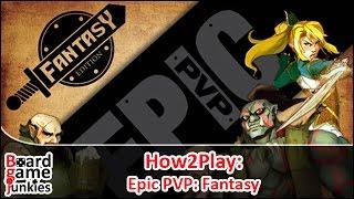 How2Play Epic PVP Fantasy  Pegasus Spiele  Brettspiel