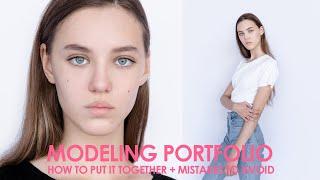 How to build a modeling portfolio  Models book for beginners tips advices What mistakes to avoid