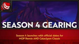 How to Gear in Season 4 Class Reworks in War Within and MOP Remix Launch Date