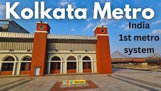 Kolkata metro  Indias first Metro system  #rslive  #4k