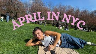 APRIL IN NYC rooftop club Brooklyn botanic garden dinner parties... VLOG