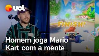 Homem com chip cerebral da Neuralink joga Mario Kart com a mente veja vídeo