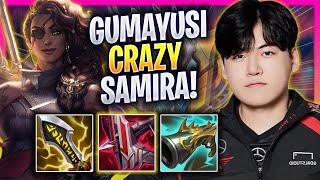 GUMAYUSI CRAZY GAME WITH SAMIRA - T1 Gumayusi Plays Samira ADC vs Smolder  Season 2024