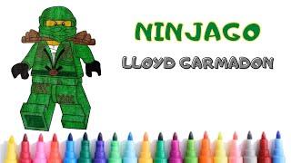 NINJAGO ita - Lloyd Garmadon - Disegni per bambini da colorare