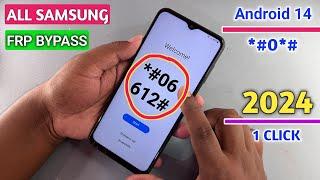 Finally-No *#0*# All Samsung Frp Bypass Android 14 New Security 2024  TalkBack Not Working