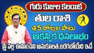 గురు కుజుల కలయిక  Tula Rasi Phalalu 2024 Telugu  Tula Rasi Phalalu July 2024  Libra Horoscope