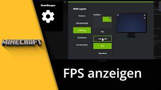 Minecraft FPS anzeigen  FPS Anzeige in Minecraft  Tutorial