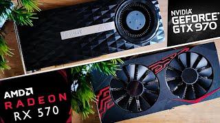 GeForce GTX 970 vs Radeon RX 570  Not the same - but not so different