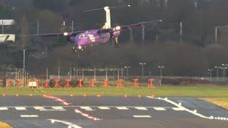 62 mph Crosswind in Close-up Storm Doris