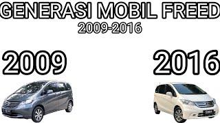 GENERASI MOBIL HONDA FREED 2009-2016