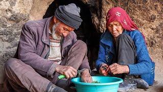 Village Life Stories  Elderly Lovers Afghanistan Cave Lifestyle