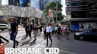 4k Explore Brisbane CBD Tuesday 30 April 2024  Queensland  Australia